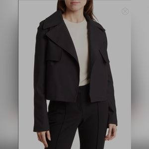 Bagatelle Stretch Nylon Crop Trench Coat
